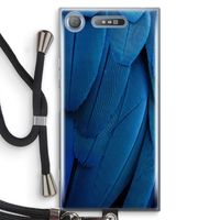 Pauw: Sony Xperia XZ1 Transparant Hoesje met koord Pauw: Sony Xperia XZ1 Transparant Hoesje met koord