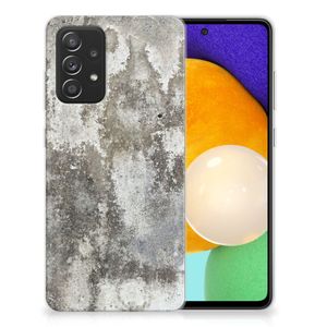 Samsung Galaxy A52 (5G/4G) TPU Siliconen Hoesje Beton Print