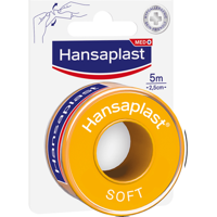 Hansaplast Hechtpleister Soft 5m x 2,5cm bij Jumbo Hansaplast Hechtpleister Soft 5m x 2,5cm bij Jumbo
