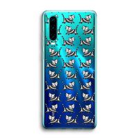 Zwarte poes: Huawei P30 Transparant Hoesje