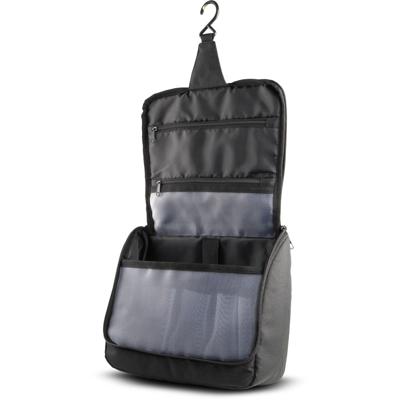 Hangende toilettas - make-up tas - zwart - Op Reis - 23 x 19 cm - volwassenen en kinderen