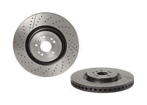 Remschijf COATED DISC LINE BREMBO, Remschijftype: Binnen geventileerd, u.a. für Mercedes-Benz