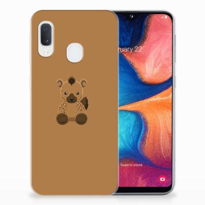 Samsung Galaxy A20e Telefoonhoesje met Naam Baby Hyena Samsung Galaxy A20e Telefoonhoesje met Naam Baby Hyena