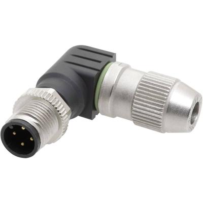 Harting 21011405081 Sensor/actuator connector, niet geassembleerd M12 Aantal polen (sensoren): 4 Stekker, haaks 1 stuk(s) Piece