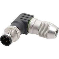 Harting 21011405081 Sensor/actuator connector, niet geassembleerd M12 Aantal polen (sensoren): 4 Stekker, haaks 1 stuk(s)