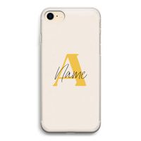 Amber Script: iPhone 7 Transparant Hoesje