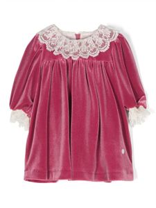 Patachou robe à détails en dentelle - Rose