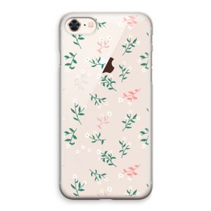 Small white flowers: iPhone 8 Transparant Hoesje