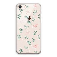 Small white flowers: iPhone 8 Transparant Hoesje