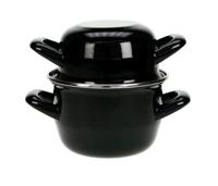 Cosy & Trendy Mosselpan - Zwart - ø 12 cm / 900 ml Cosy & Trendy Mosselpan - Zwart - ø 12 cm / 900 ml