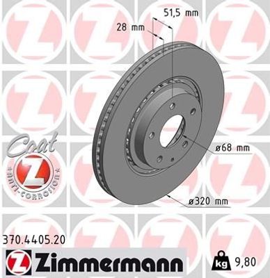 Remschijf COAT Z 370440520