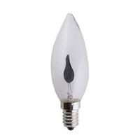 Vlam lampenbolletje - E14 fitting - 3 x 3 x 10 cm - 3W - vlamverlichting