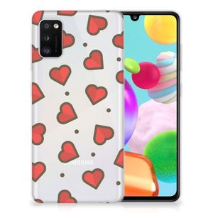 Samsung Galaxy A41 TPU bumper Hearts