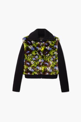 Gecombineerd bloemenjack - BLACK - L