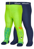 Playshoes maillot 2-pack groen marine Maat