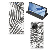 Xiaomi 11 Lite NE 5G | Mi 11 Lite Smart Cover Leaves Grey Xiaomi 11 Lite NE 5G | Mi 11 Lite Smart Cover Leaves Grey
