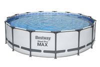 Bestway - Steel Pro MAX - Opzetzwembad inclusief filterpomp en accessoires - 457x107 cm - Rond - thumbnail