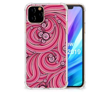 Apple iPhone 11 Pro Back Cover Swirl Pink