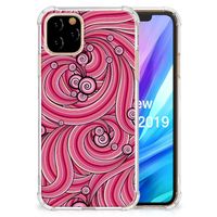 Apple iPhone 11 Pro Back Cover Swirl Pink