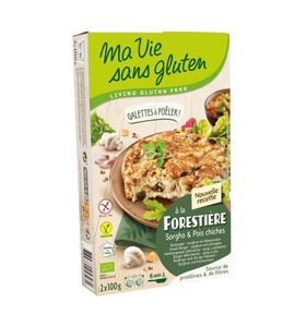 Champignonburger kikkererwt glutenvrij 2x100g bio