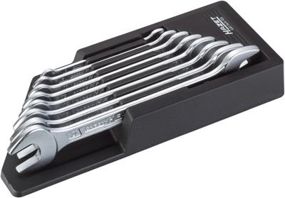 HAZET Dubbele steeksleutelset 450N/8RS - Buiten-zeskant-profiel - 8-delig - 6 x 7 - 21 x 22