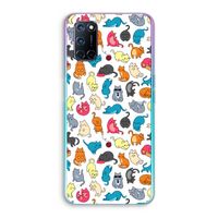 Kleurrijke katten: Oppo A72 Transparant Hoesje