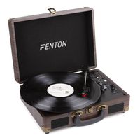 Platenspeler Bluetooth en USB met Ingebouwde Speakers - Fenton RP115B - Retro - Houtlook - thumbnail