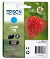 Epson Strawberry 29 C inktcartridge 1 stuk(s) Origineel Normaal rendement Cyaan