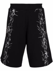 Givenchy short à imprimé graphique - Noir