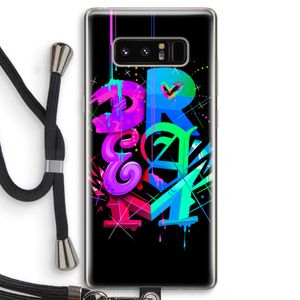 Dream: Samsung Galaxy Note 8 Transparant Hoesje met koord