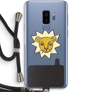 Kleine leeuw: Samsung Galaxy S9 Plus Transparant Hoesje met koord