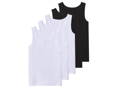 esmara Set van 5 kinder hemden (Zwart/wit, 134/140)