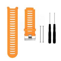 Effen kleur Silicone polsbandje voor Garmin Forerunner 910XT (oranje)