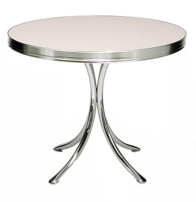 Bel Air Retro Tafel TO19 Antique White Oxide