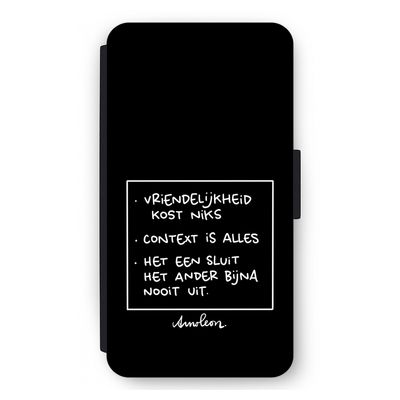 Mijn Motto's: iPhone 12 mini Flip Hoesje