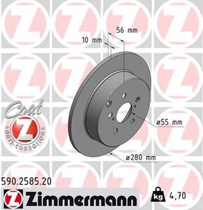 Remschijf Coat Z 590258520