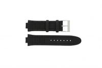 Guess horlogeband W17521G2 / U12579G1 / U14002G1 / W19510G1 Leder Zwart 12mm
