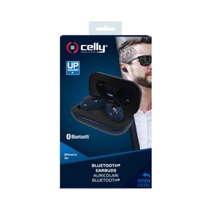 Celly Bh Twins Air Headset Draadloos In-ear Oproepen/muziek Bluetooth Blauw
