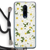 Summer Daisies: OnePlus 7 Pro Transparant Hoesje met koord - thumbnail