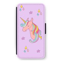 Roze eenhoorn: iPhone 12 Pro Max Flip Hoesje