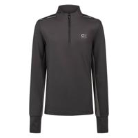 Cruyff Ametrine Trainingstrui 1/4-Zip Kids Donkergrijs