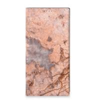 Samsung Galaxy S25 Ultra | Standcase | Marmer Oranje