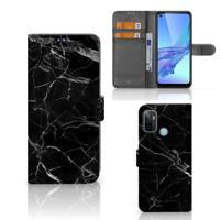 OPPO A53 | OPPO A53s | Bookcase | Marmer Zwart - Origineel Cadeau Vader