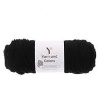 Yarn and Colors Super Amazing 100 Black - thumbnail