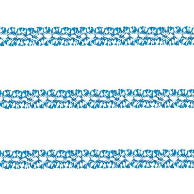 Multipak van 3x stuks Beieren Oktoberfest kleuren feest slingers 4 meter