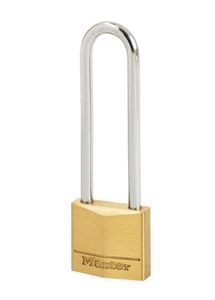 Masterlock 30mm - 64mm hardened steel shackle, 5mm diam. - double locking - 4-pin - 130EURDLJ