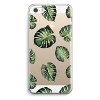 Tropische bladeren: iPhone 5 / 5S / SE Transparant Hoesje