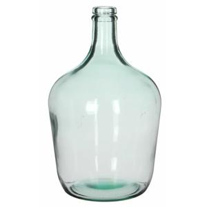 Mica Decorations Fles vaas Diego 27x42cm transparant gerecycled glas