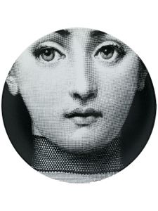 Fornasetti assiette imprimée - Noir