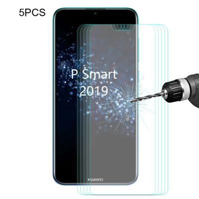 5 pc's ENKAY Hat-Prins 0 26 mm 9H 2.5D gebogen rand getemperd glas Film voor Huawei P Smart (2019)